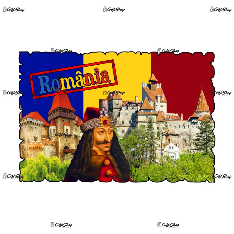 Mgs093-magnet frigider -castel bran -vladtepes